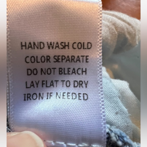 Le Lis High Waisted Distressed Denim Shorts - Picture 3 of 5